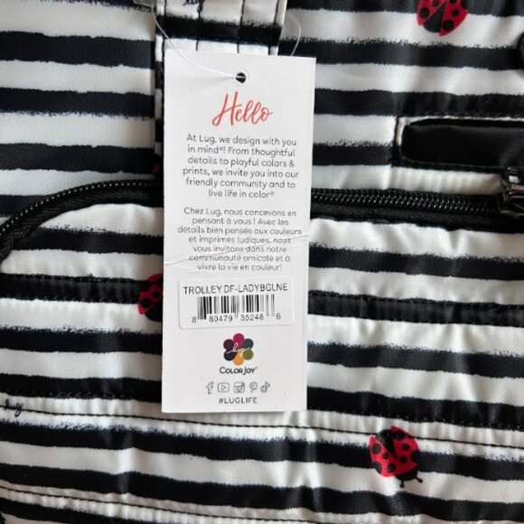 Lug Trolley Duffel Bag Ladybug Lane Spacious Travel Bag - Picture 15 of 15